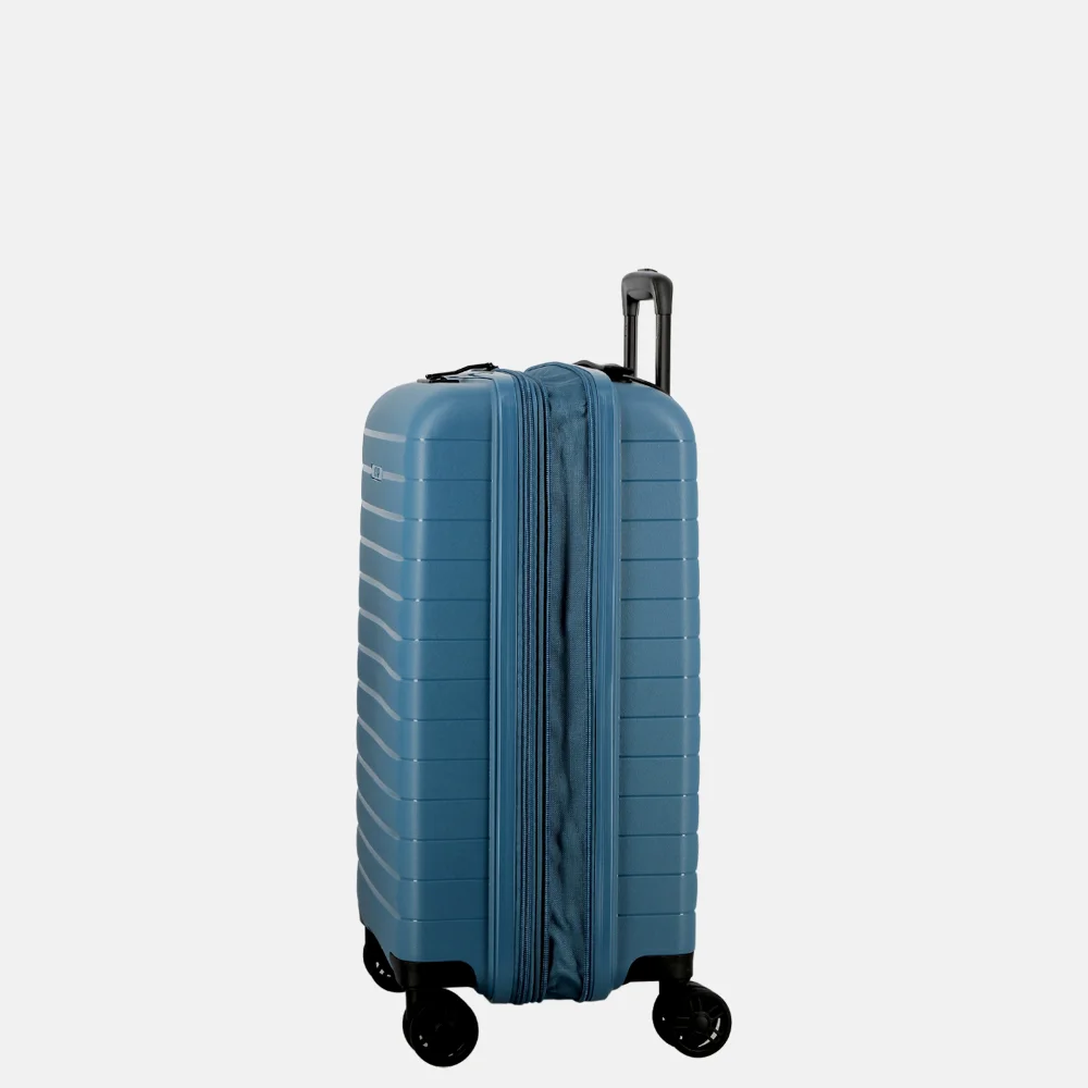 Jump Spinner Expendable Striper handbagage koffer 55 cm blue bij Duifhuizen