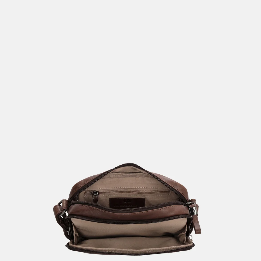 Micmacbags Everyday crossbody tas donkerbruin bij Duifhuizen