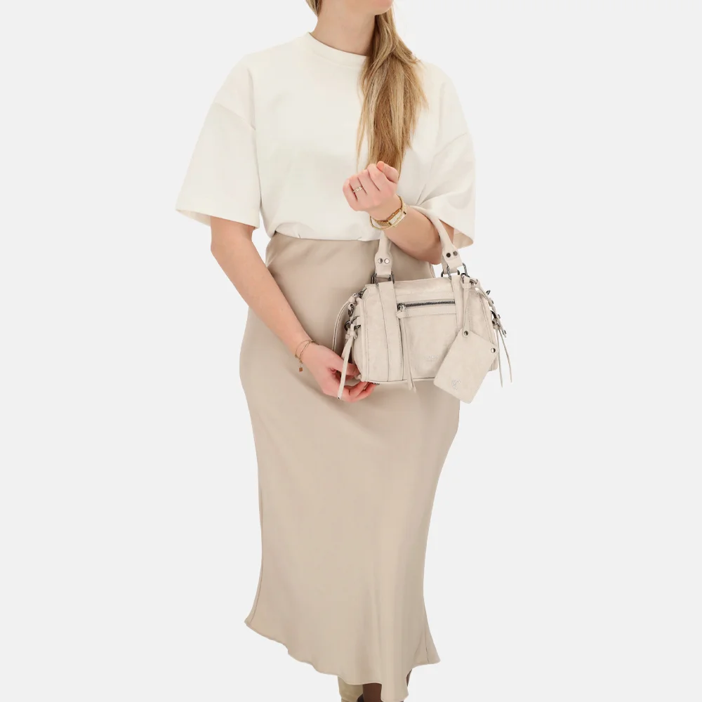 Charm London Berlin handtas S creme bij Duifhuizen