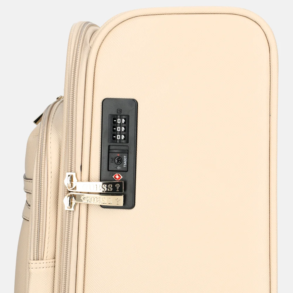 Guess Norom travel handbagage koffer sand bij Duifhuizen