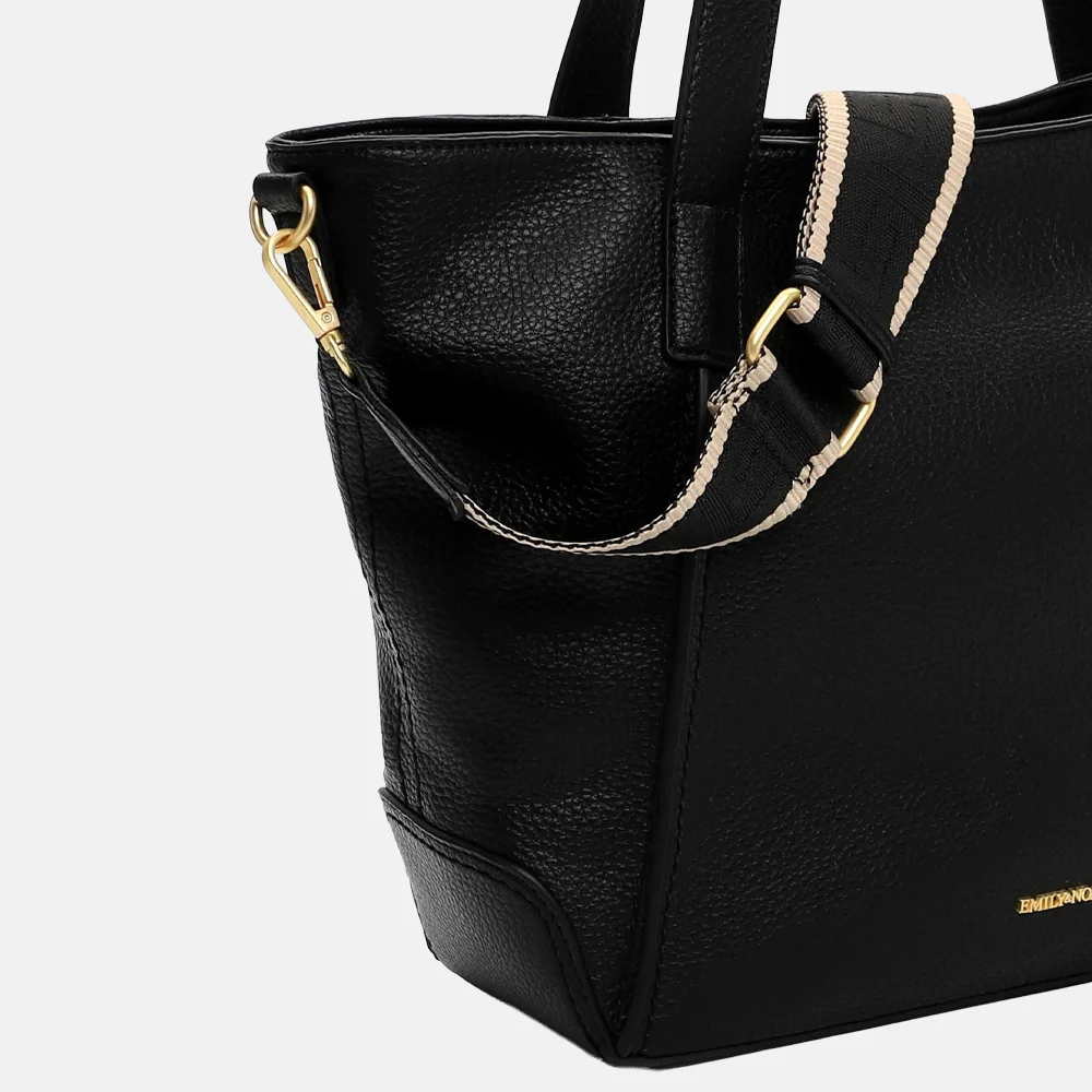 Emily & Noah Julie shopper L zwart bij Duifhuizen