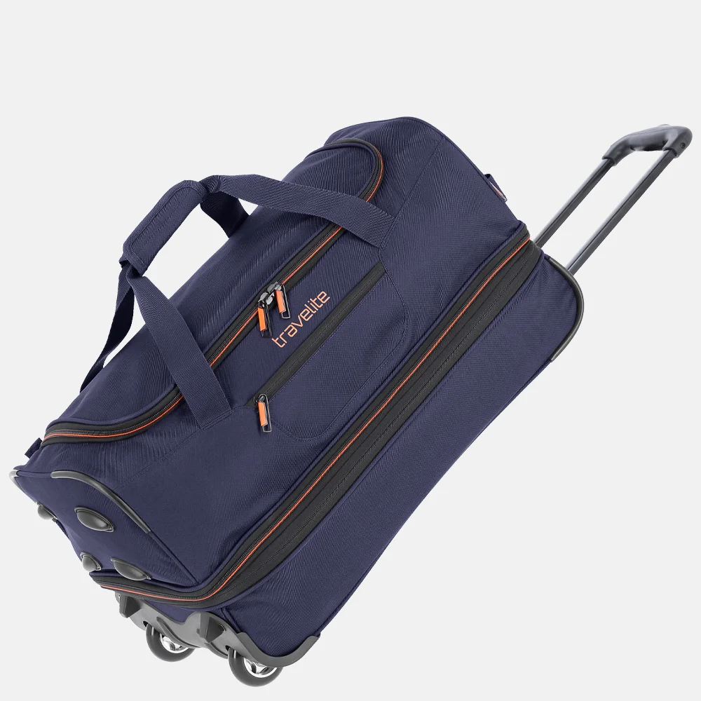 Travelite Basics reistas 55 cm navy bij Duifhuizen