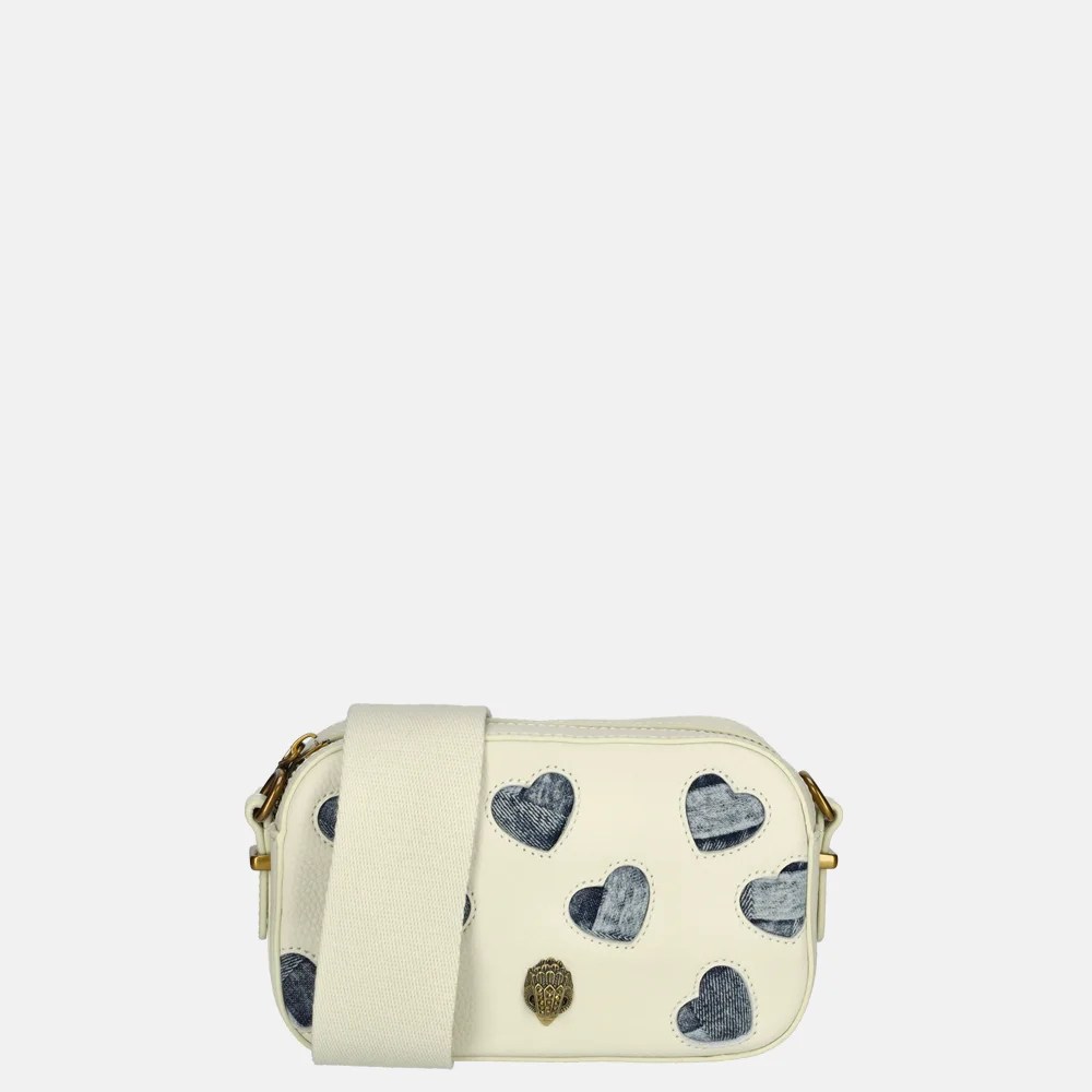Kurt Geiger Kensington crossbody tas bone combo bij Duifhuizen