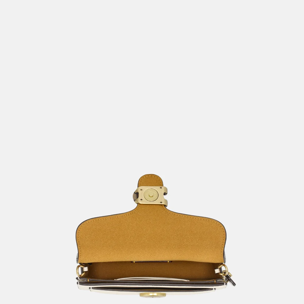 Coach Tabby Pebbled chain crossbody tas chalk bij Duifhuizen