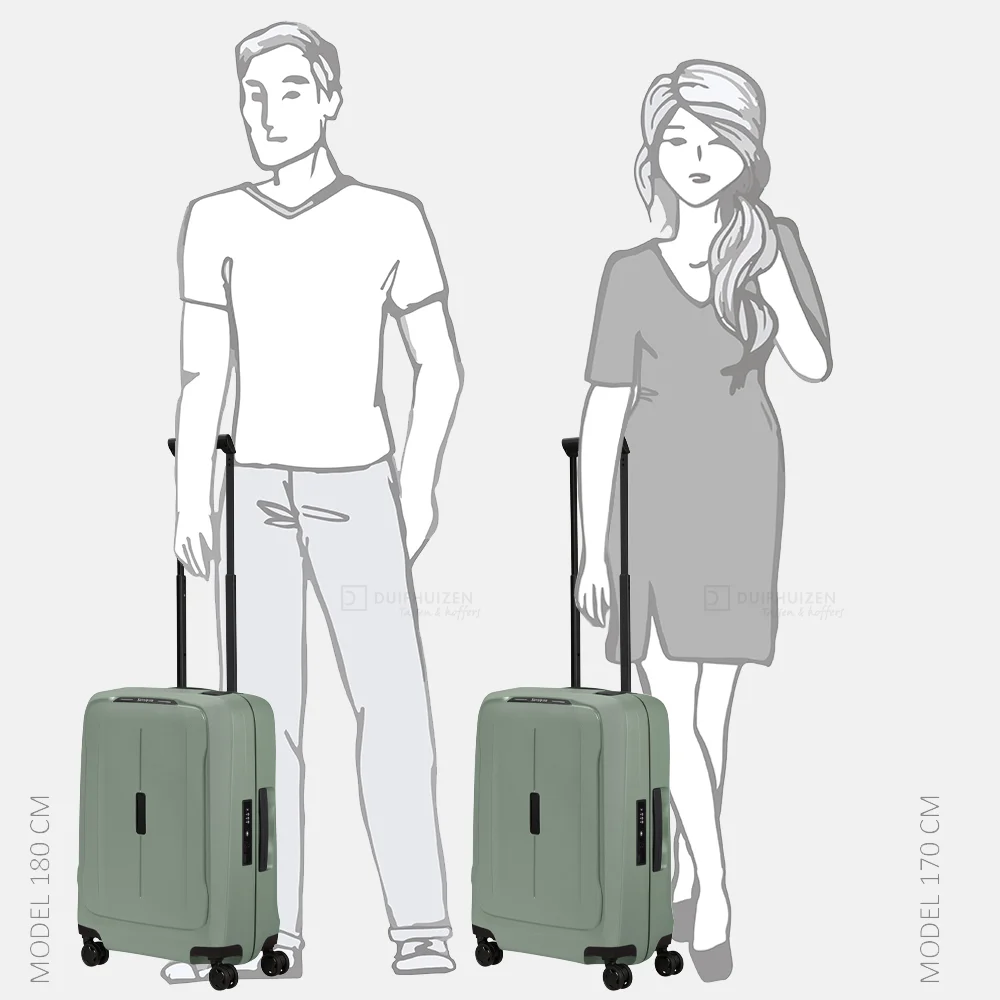 Samsonite Essens handbagage koffer 55 cm sage bij Duifhuizen