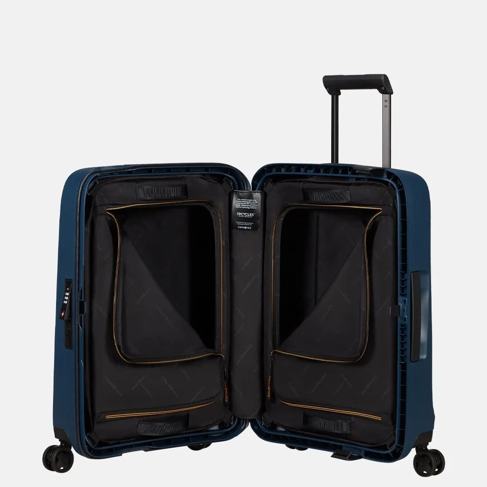 Samsonite Essens handbagage koffer 55 cm Midnight Blue bij Duifhuizen