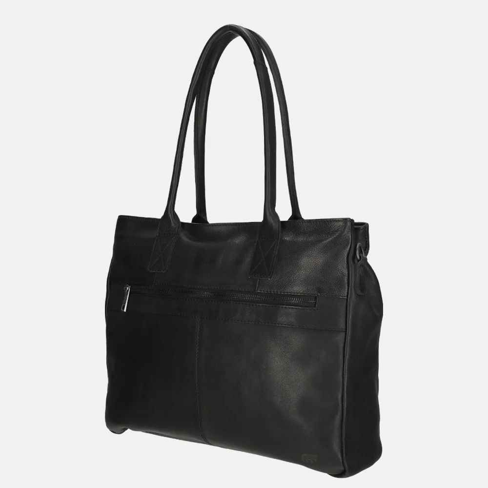 Bear Design shopper 15 inch zwart bij Duifhuizen