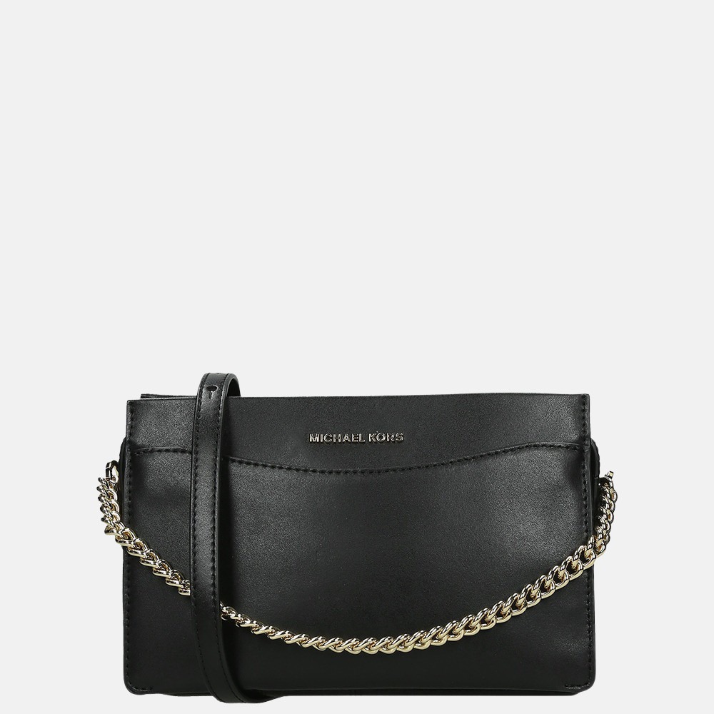 Verrijken plus verbergen Michael Kors Soft Chain crossbody tas black bij Duifhuizen