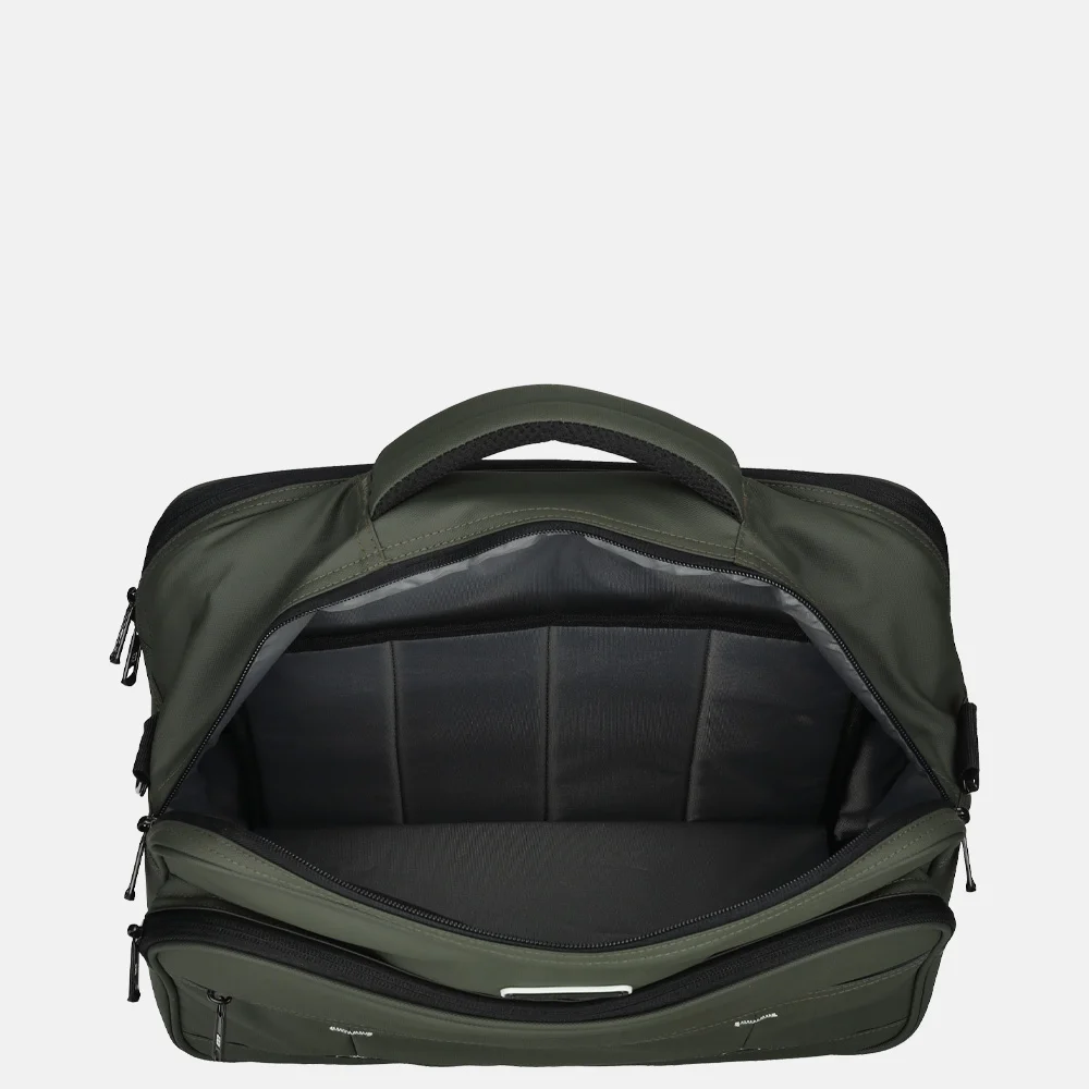 Enrico Benetti Northern schoudertas 15 inch olijfgroen bij Duifhuizen