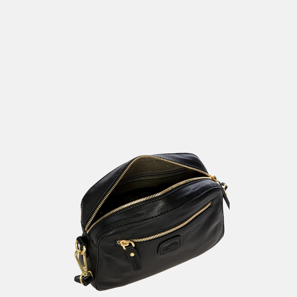 Bric's Volterra crossbody tas nero bij Duifhuizen