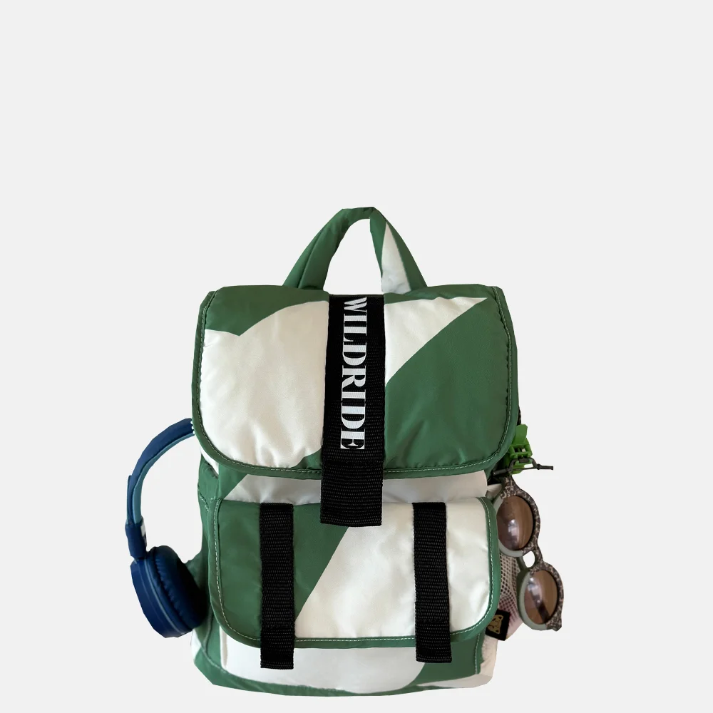 Wildride kinderrugzak green graphic