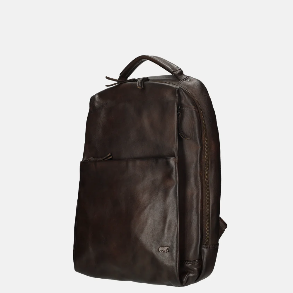 Bear Design laptoprugzak donker bruin bij Duifhuizen