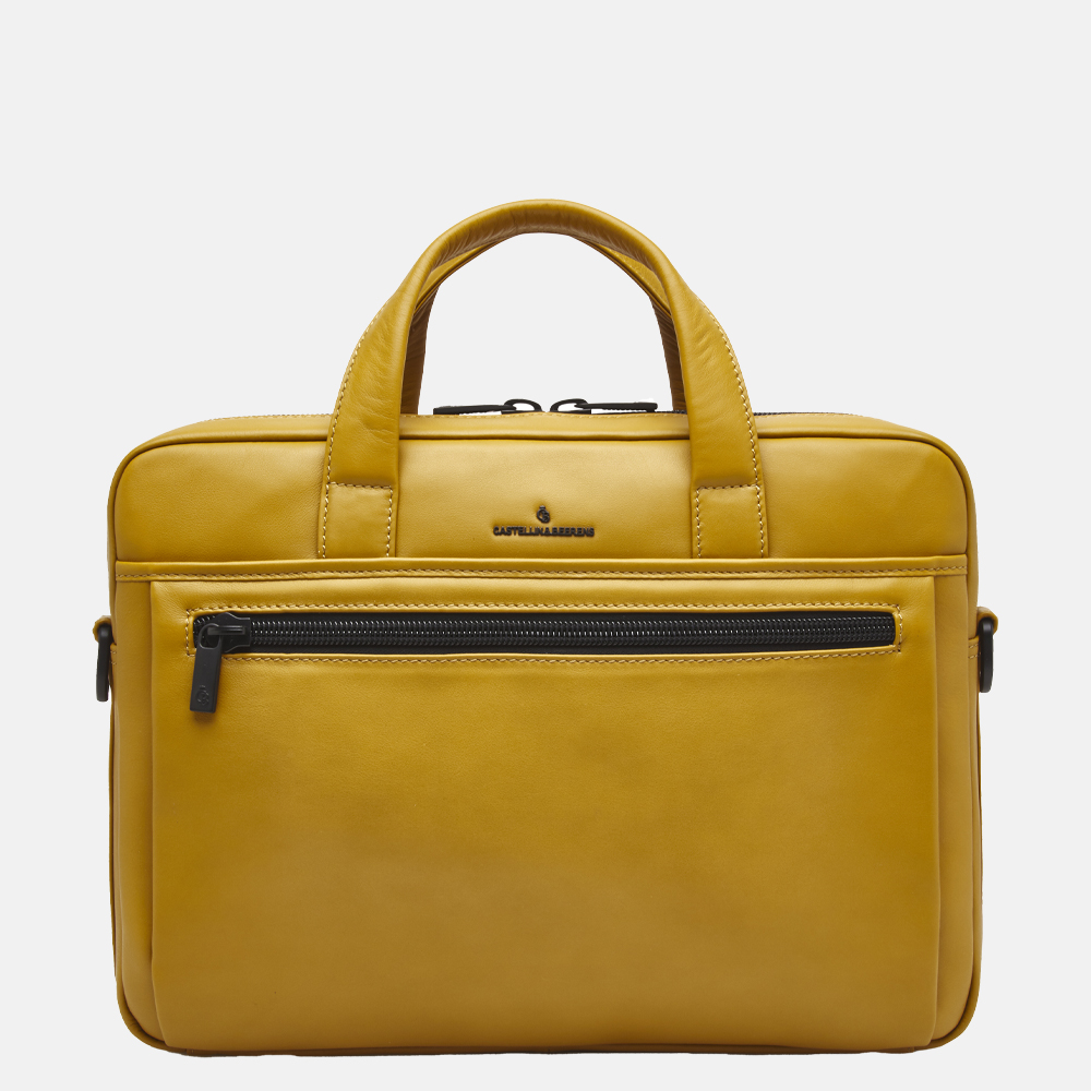 Castelijn & Beerens laptoptas 15 inch yellow