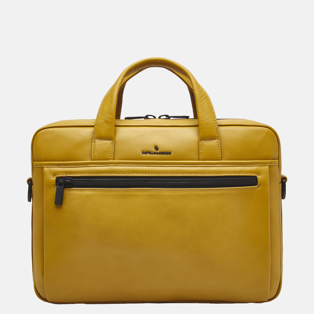 Castelijn & Beerens laptoptas 15 inch yellow