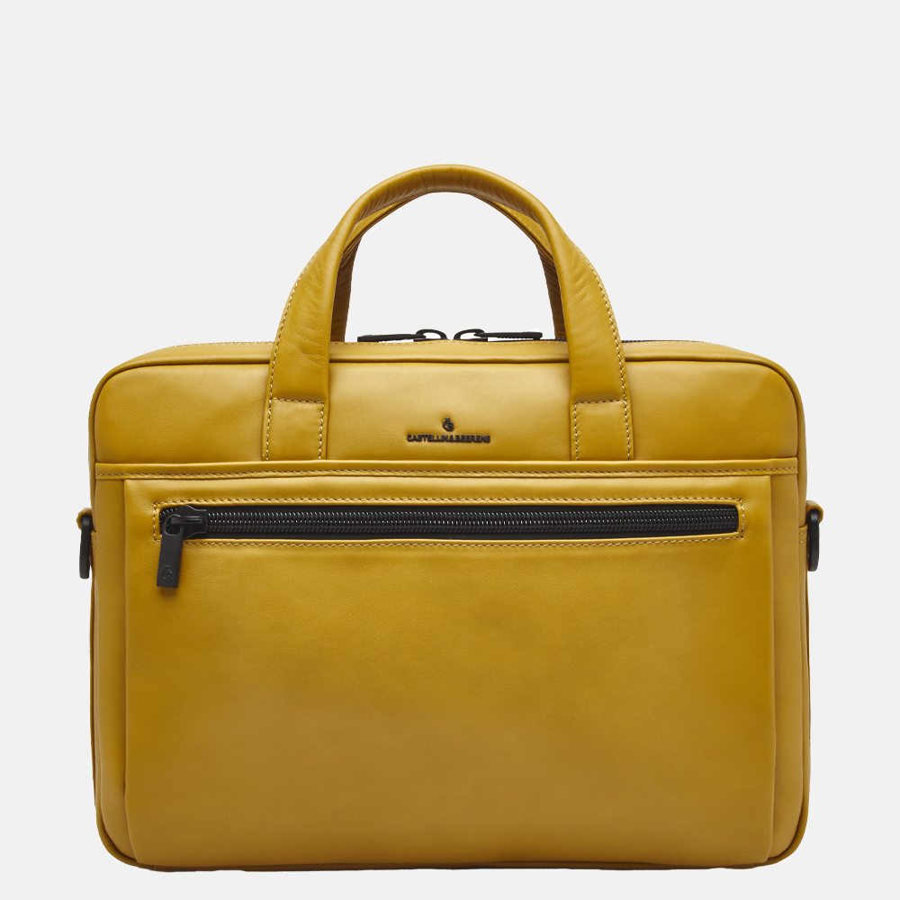 Castelijn & Beerens laptoptas 15 inch yellow bij Duifhuizen