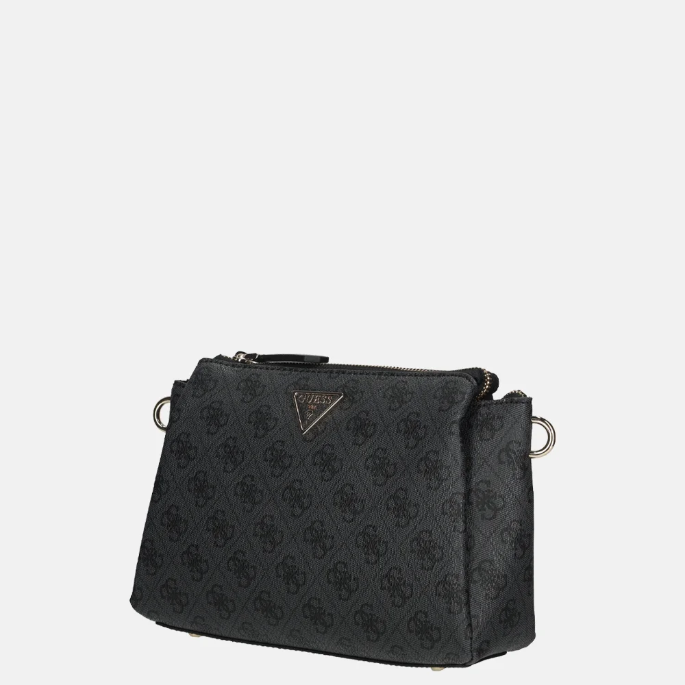 Guess Noelle crossbody tas coal logo bij Duifhuizen