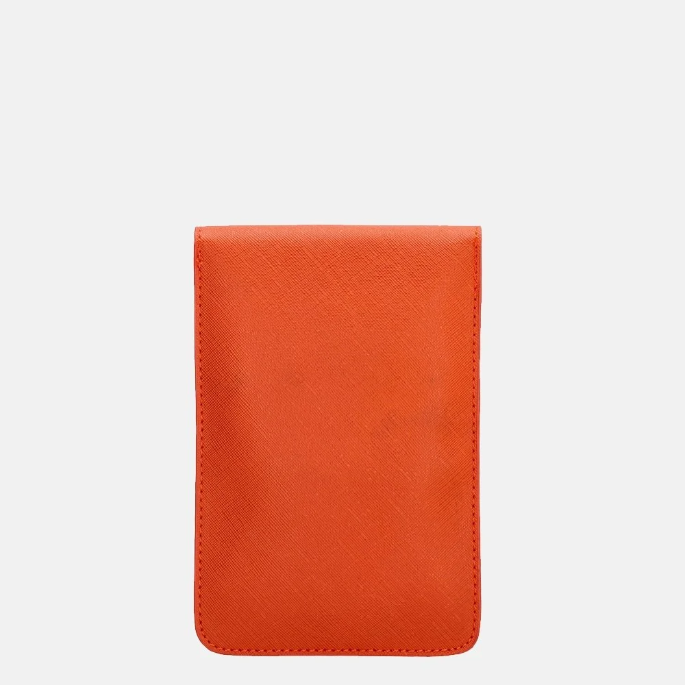 Charm London Saffiano telefoontas oranje bij Duifhuizen