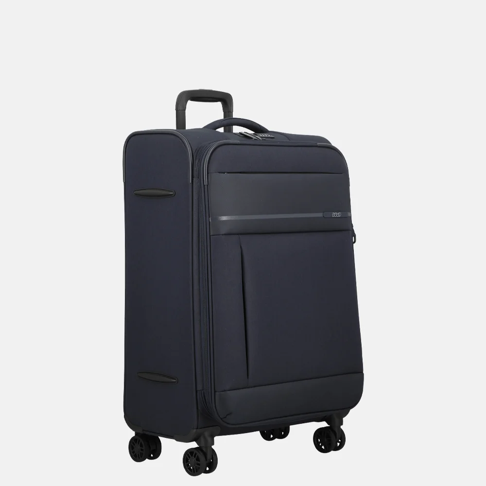 Jump Monthelys souple Spinner 67 cm reiskoffer donkerblauw bij Duifhuizen