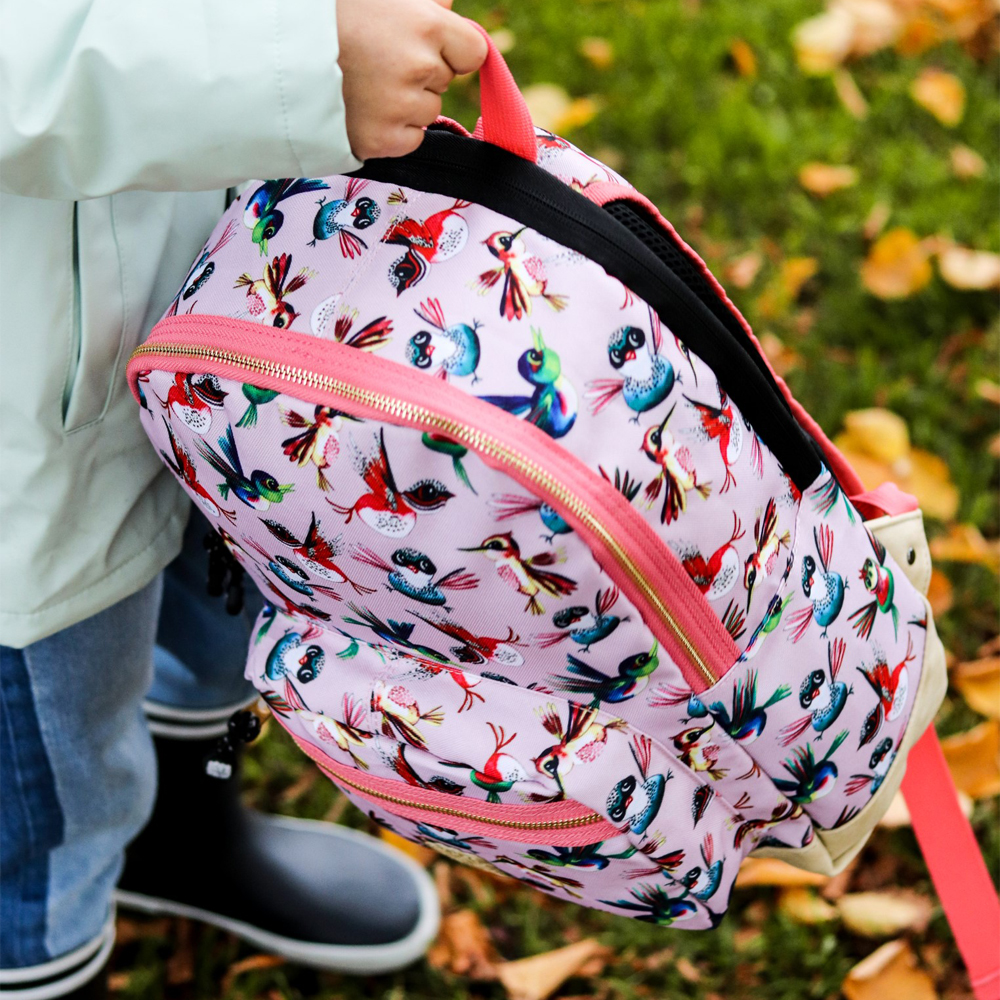 Pick & Pack Birds kinderrugzak M soft pink bij Duifhuizen