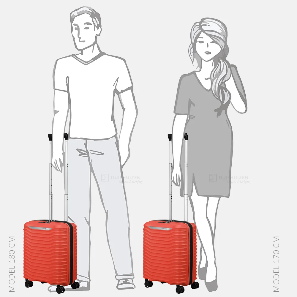 Samsonite Upscape underseater 45 cm lava red bij Duifhuizen
