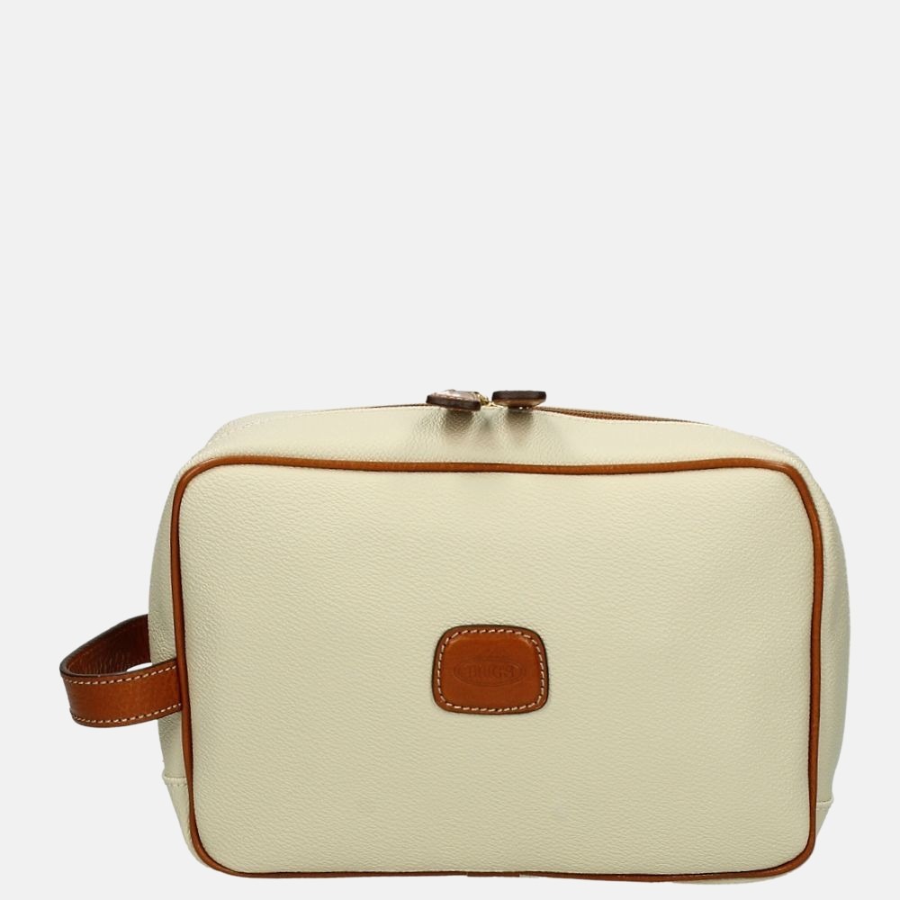 Bric's Firenze Bojola toilettas cream bij Duifhuizen