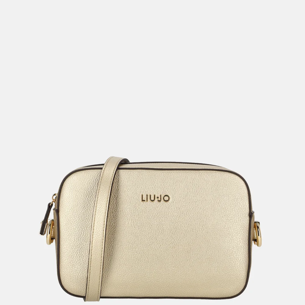 Liu Jo Manhattan camera case crossbody tas M light gold bij Duifhuizen