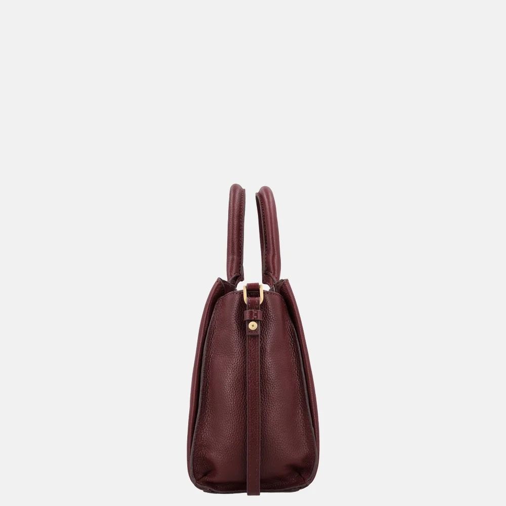 Loulou Essentiels Vera handtas M ruby bij Duifhuizen