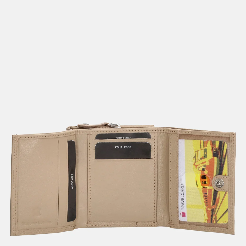 DD Exclusive portemonnee light taupe bij Duifhuizen