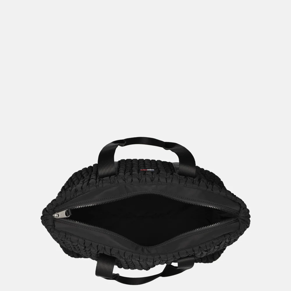 Tommy Hilfiger Urban Quilted shopper black bij Duifhuizen