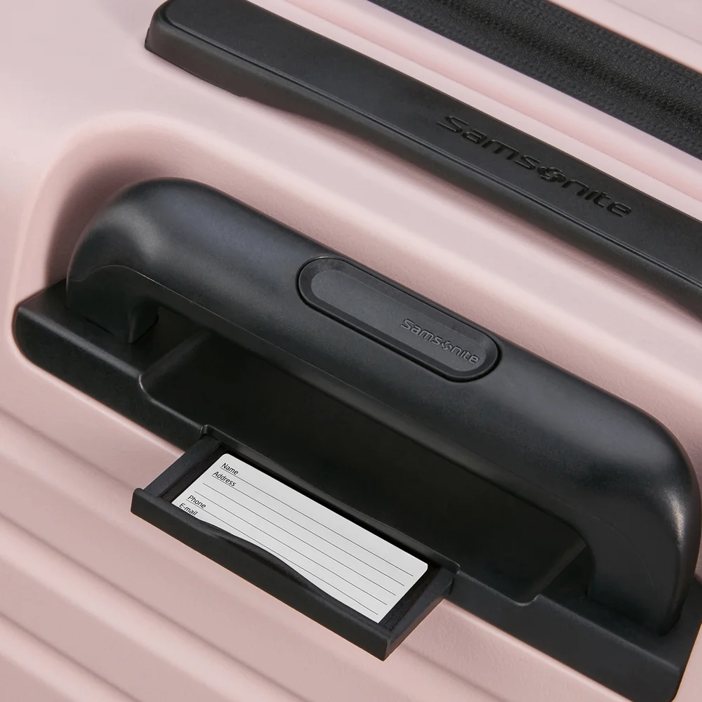 Samsonite Restackd frontpocket handbagage koffer 55 cm rose bij Duifhuizen