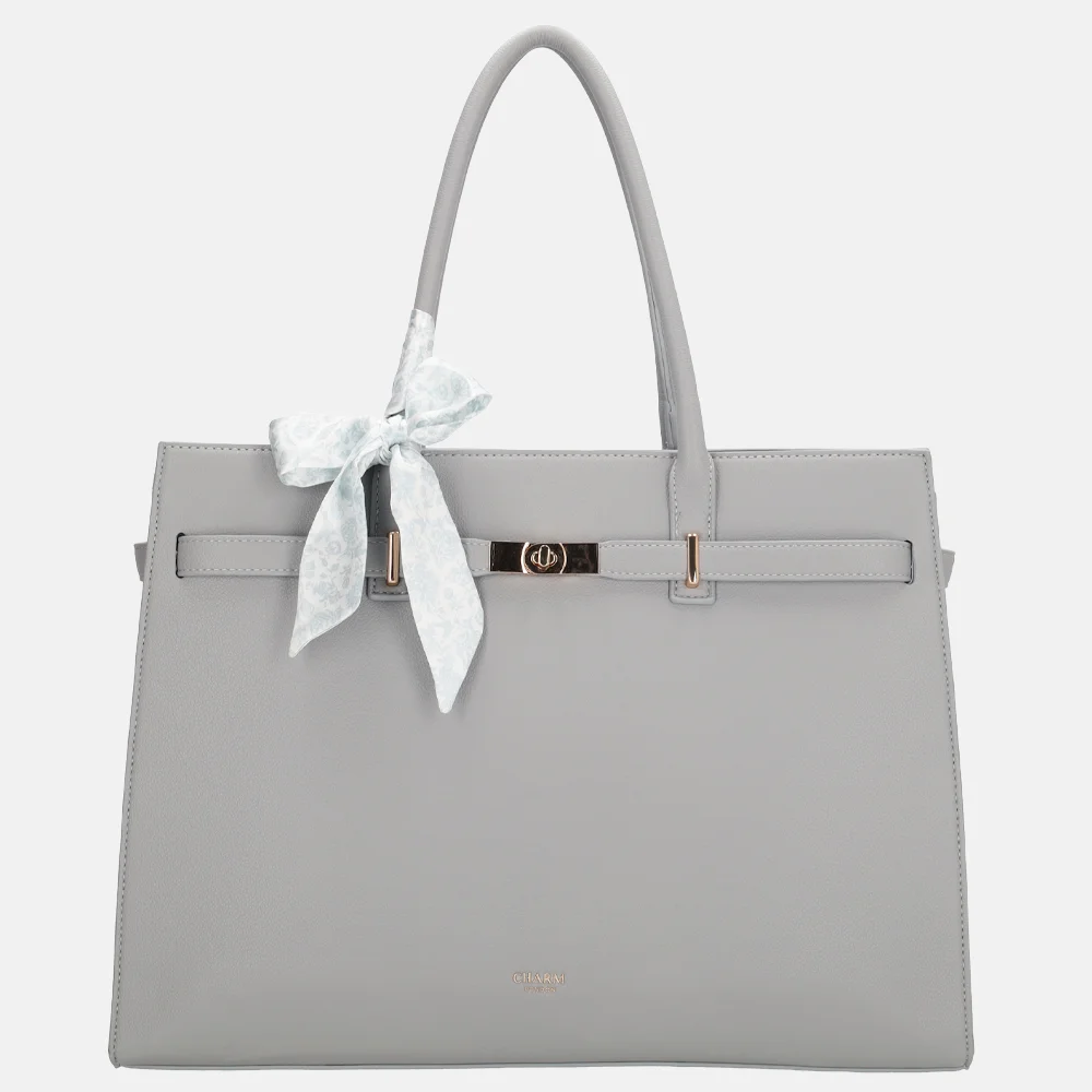 Charm London The Hamptons laptopshopper 15 inch light blue bij Duifhuizen