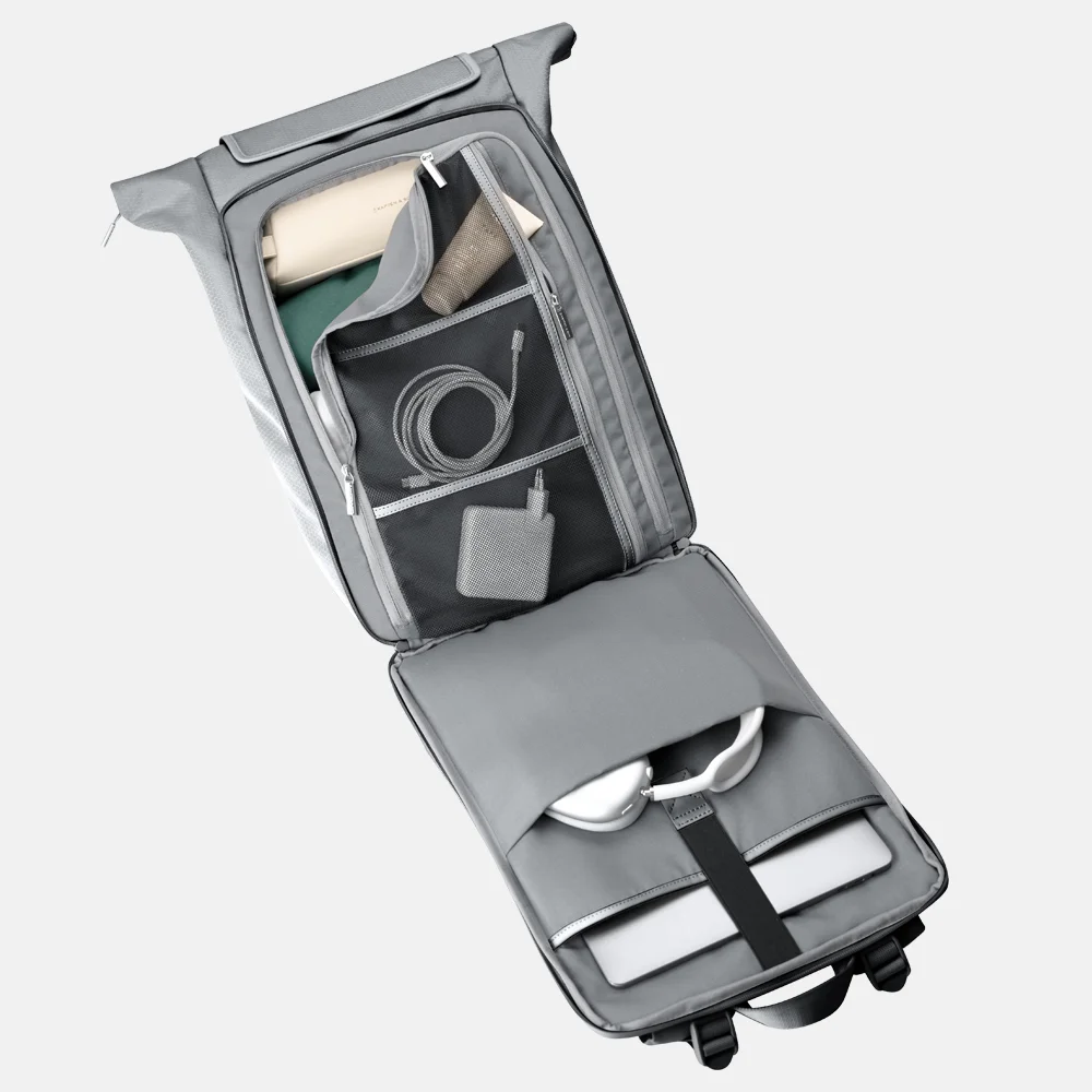 Kapten & Son Banff rugzak 16 inch stone grey bij Duifhuizen