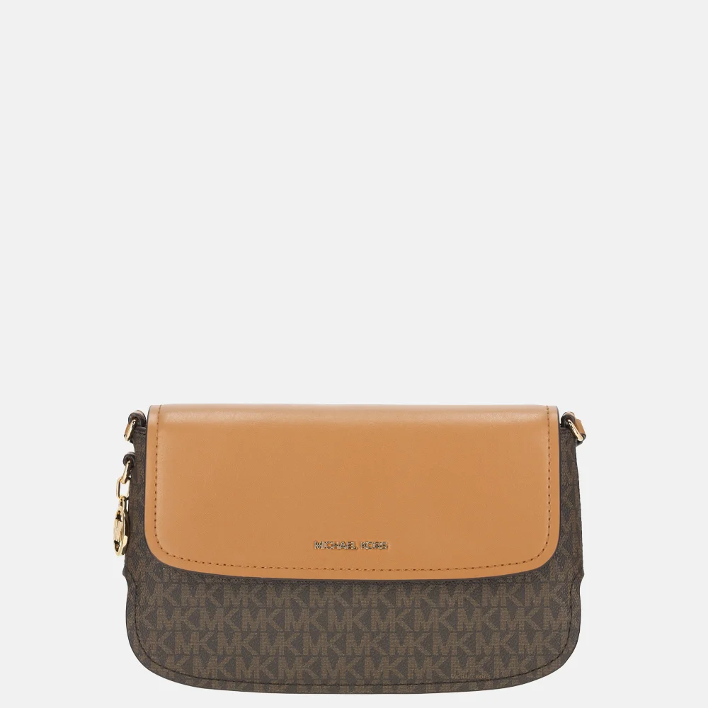 Michael Kors Alice crossbody tas S brown/acorn bij Duifhuizen