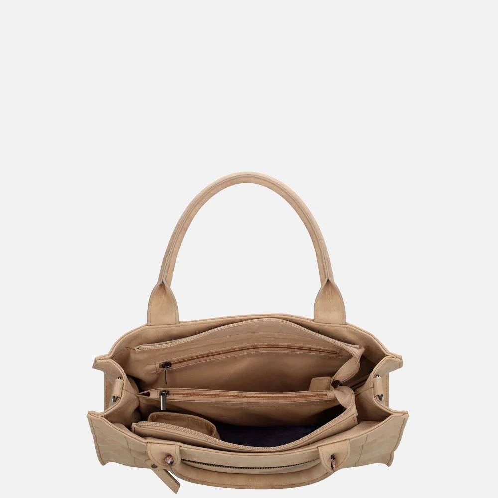 Beagles handtas lichttaupe bij Duifhuizen