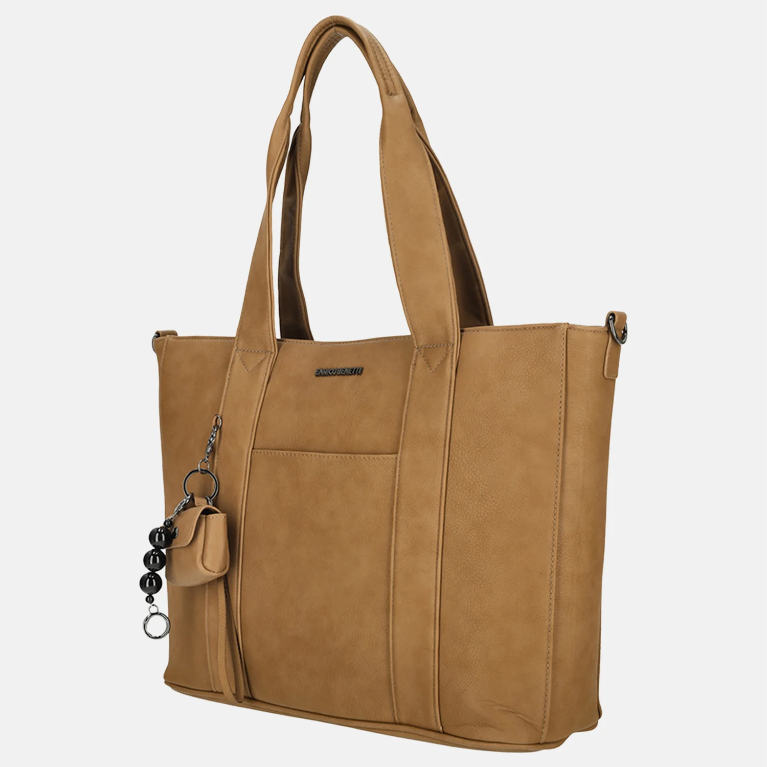 Enrico Benetti Taylor shopper 15 inch camel bij Duifhuizen