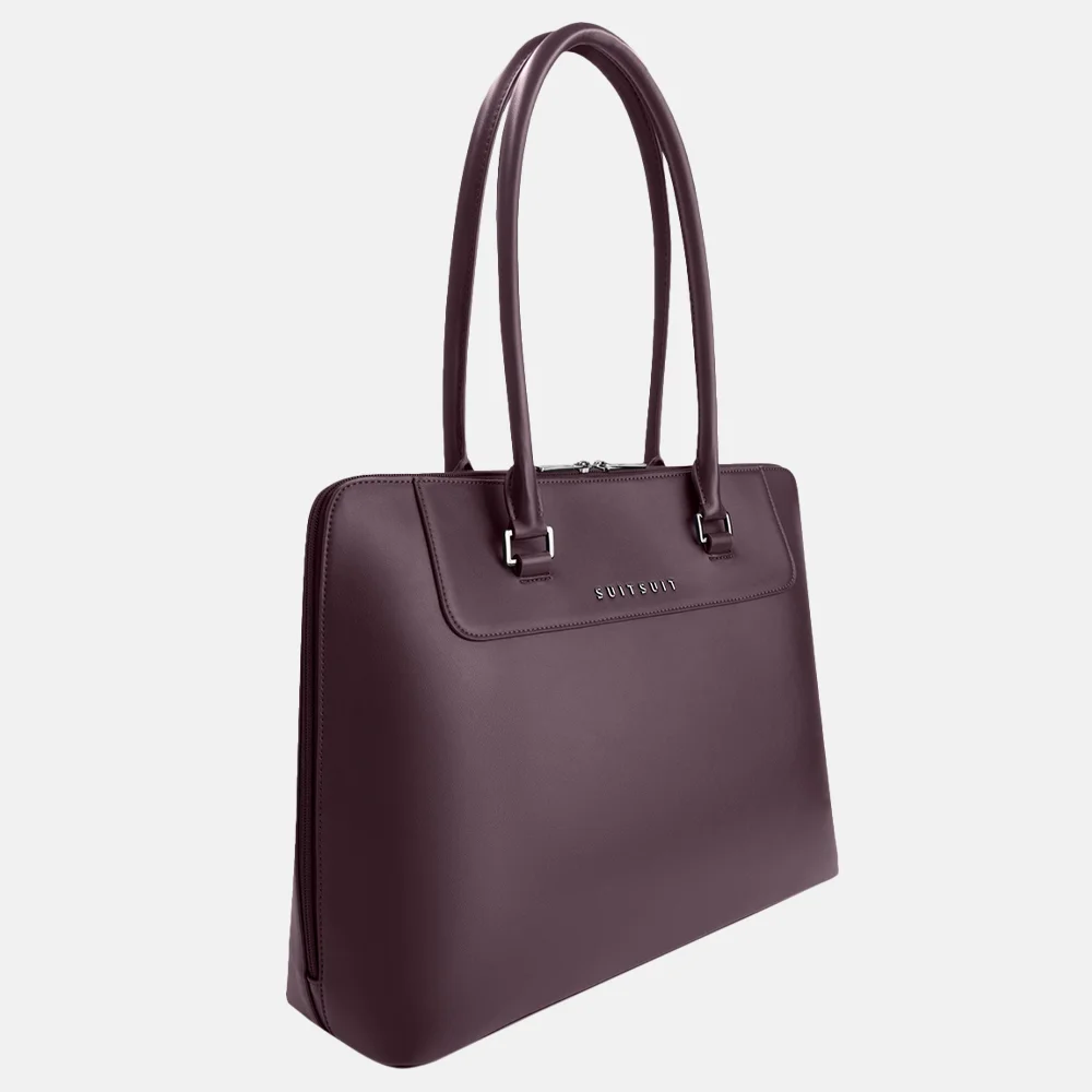 Suitsuit Mystique laptoptas 16 inch cherry lacquer bij Duifhuizen