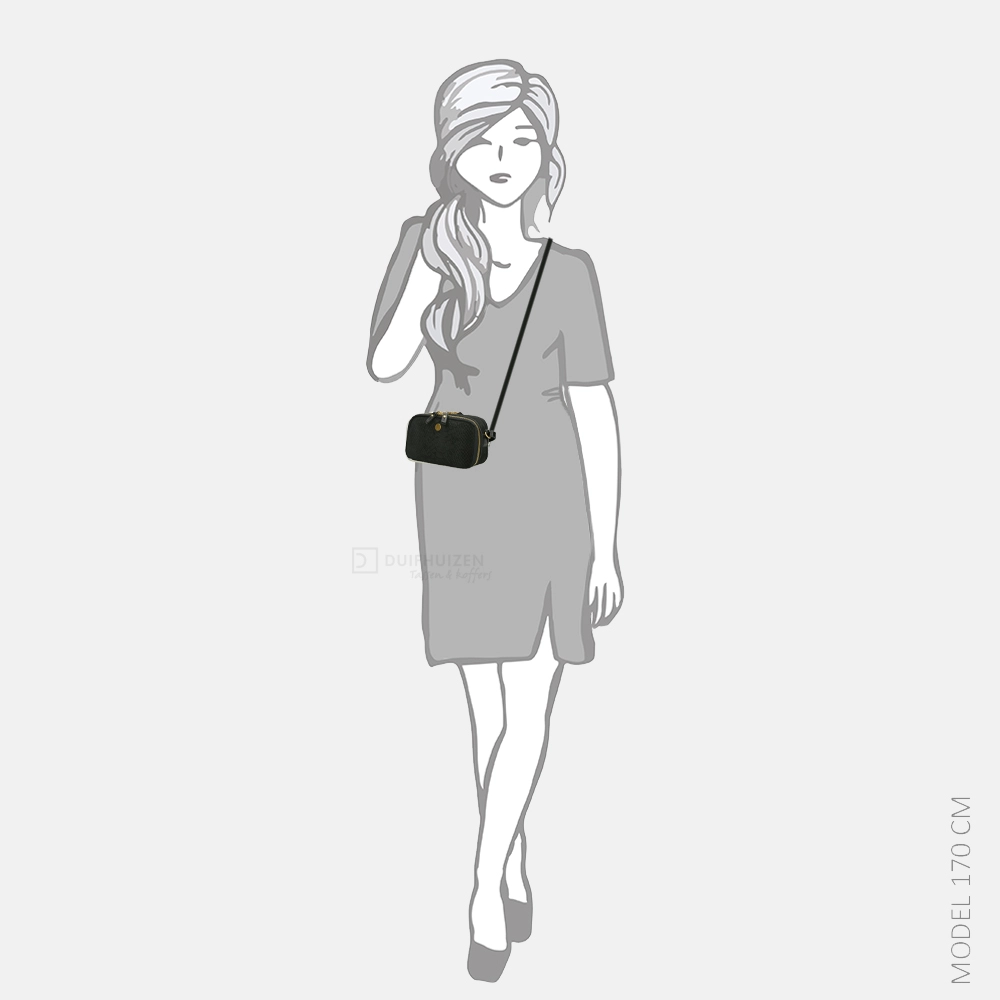 Loulou Essentiels Sugar Snake telefoontas black bij Duifhuizen