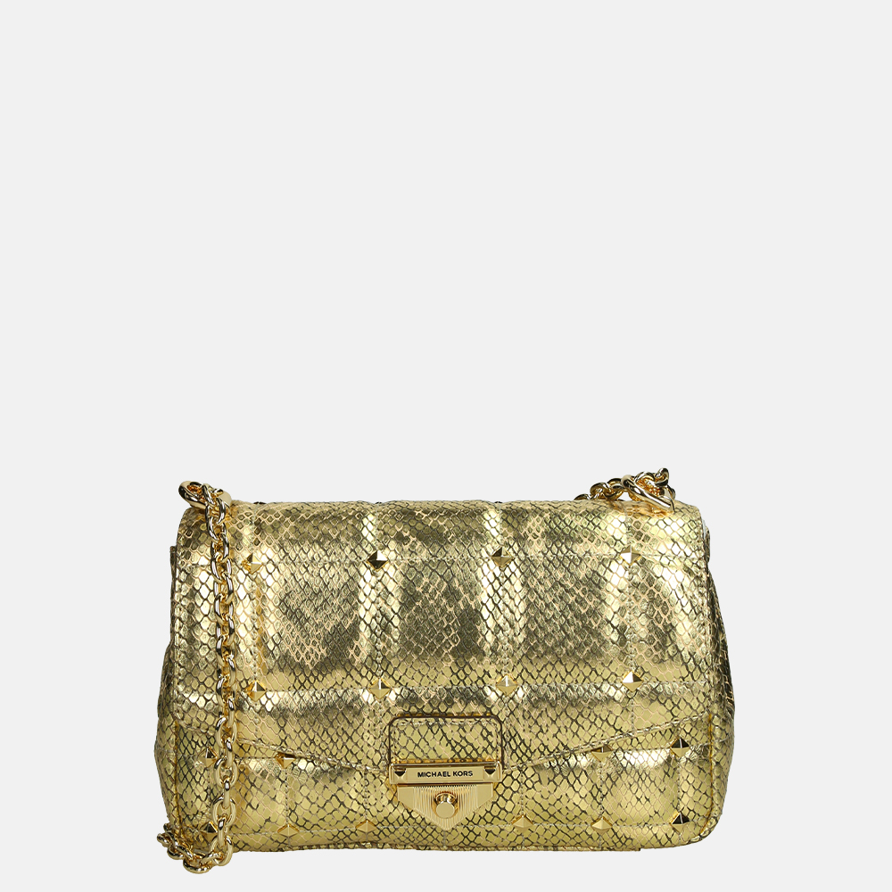 Michael Kors Chain Soho schoudertas L pale gold