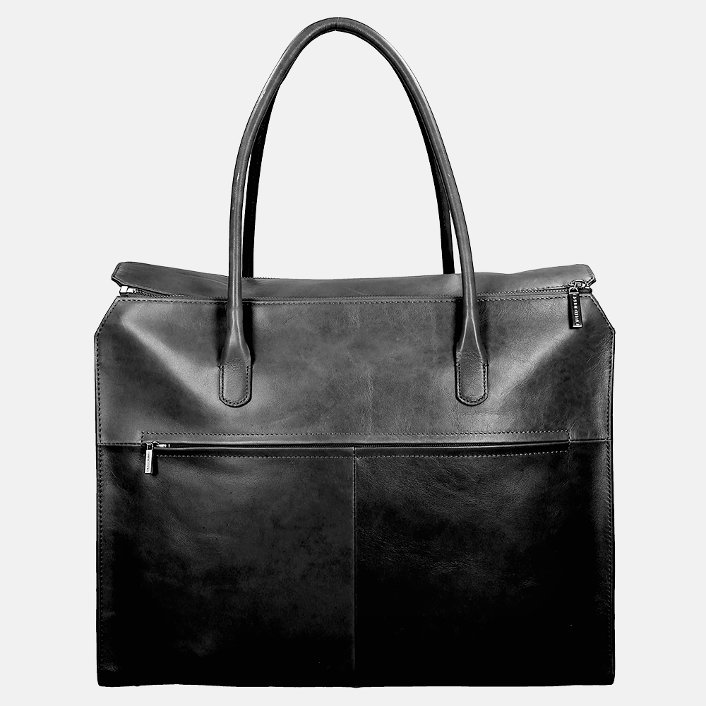 Claudio Ferrici Lady shopper 15.6 inch black bij Duifhuizen