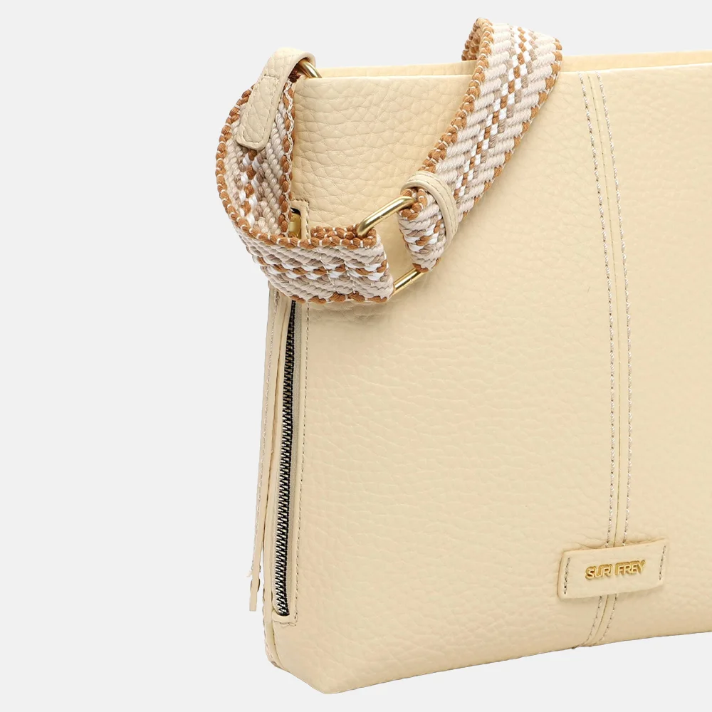 Suri Frey crossbody tas light yellow bij Duifhuizen