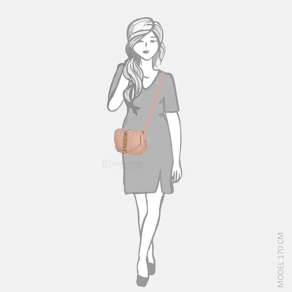 Valentino Bags Fania crossbody tas cipria bij Duifhuizen