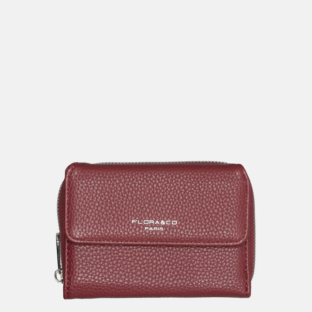 Flora & Co portemonnee bordeaux bij Duifhuizen