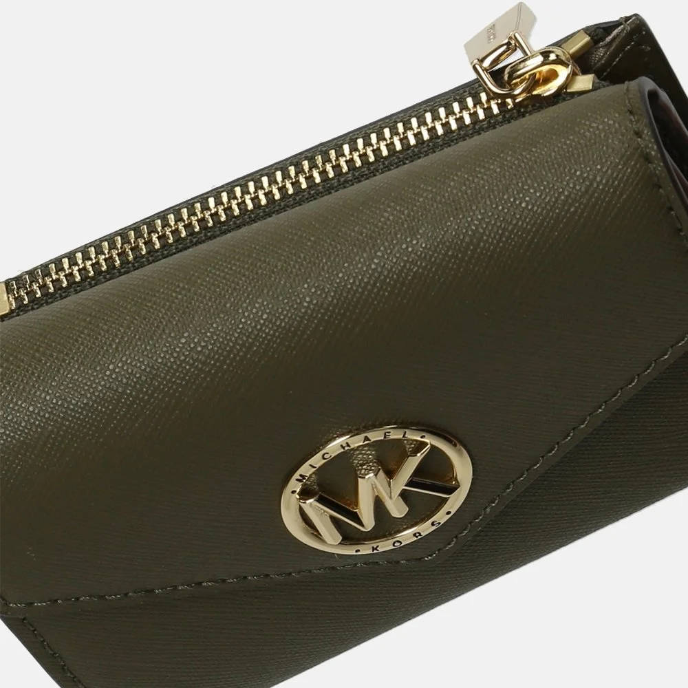 Michael Kors Greenwich portemonnee M olive bij Duifhuizen