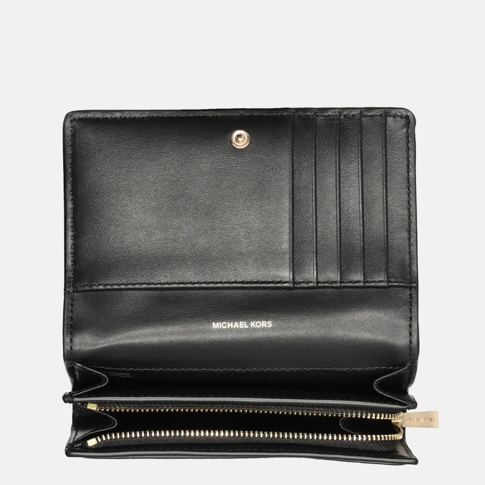 Michael Kors Jetset portemonnee medium black bij Duifhuizen