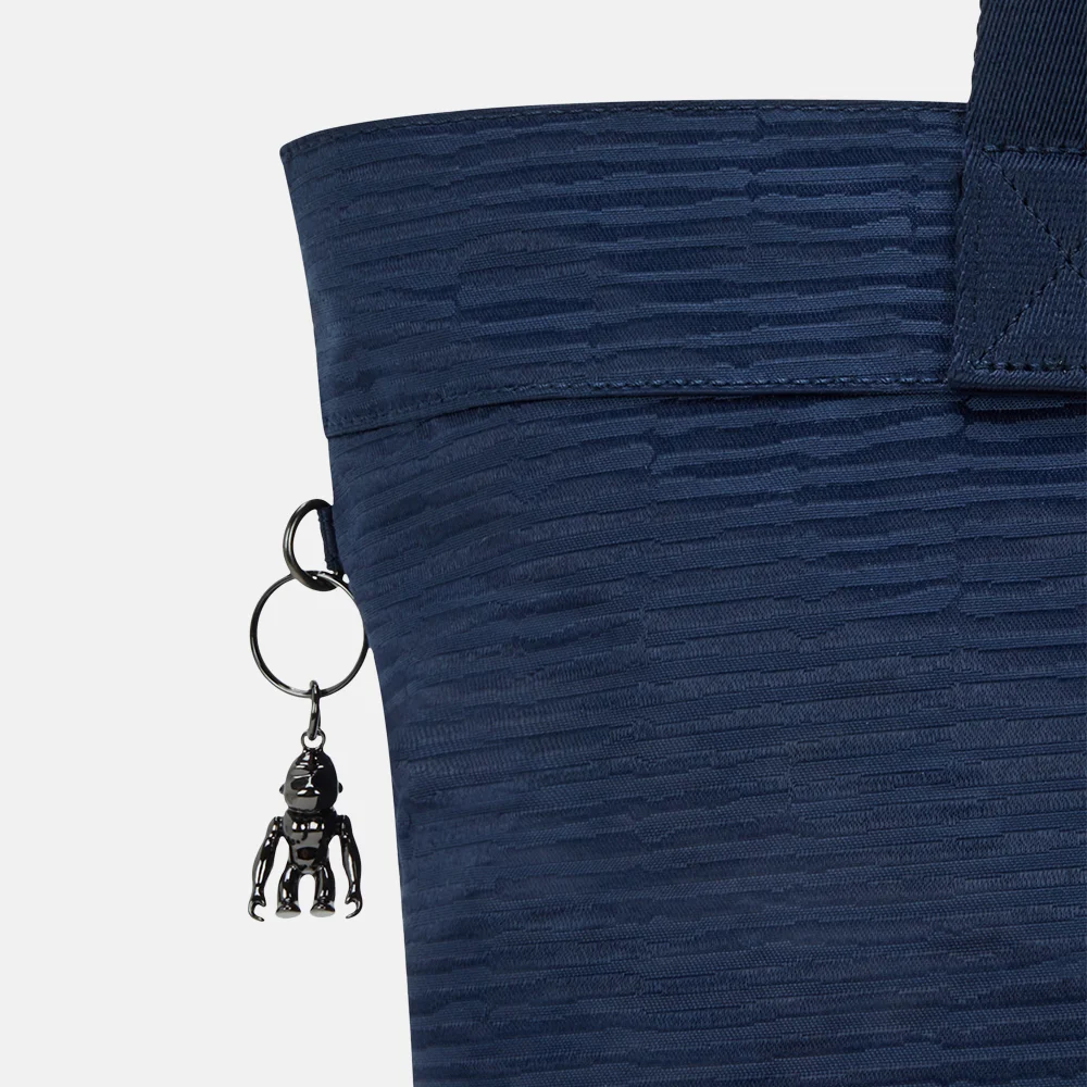 Kipling Colissa up night shopper ocean jacquard bij Duifhuizen