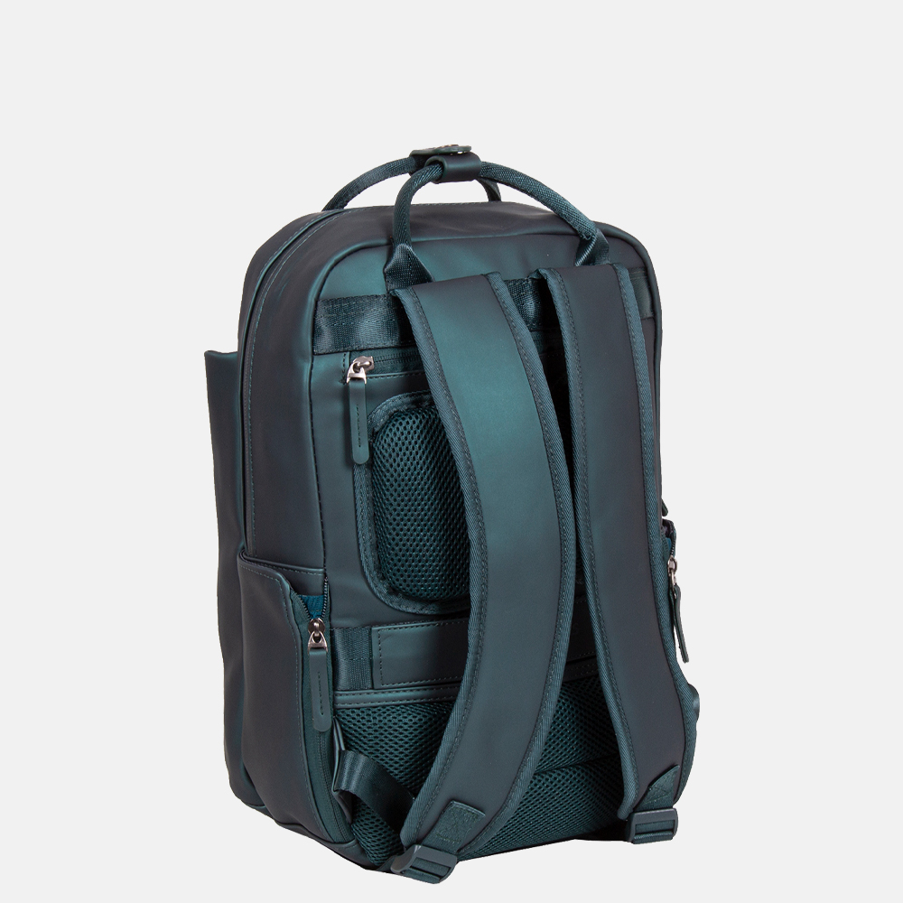 New Rebels Harper rugzak 13.3 inch dark green bij Duifhuizen