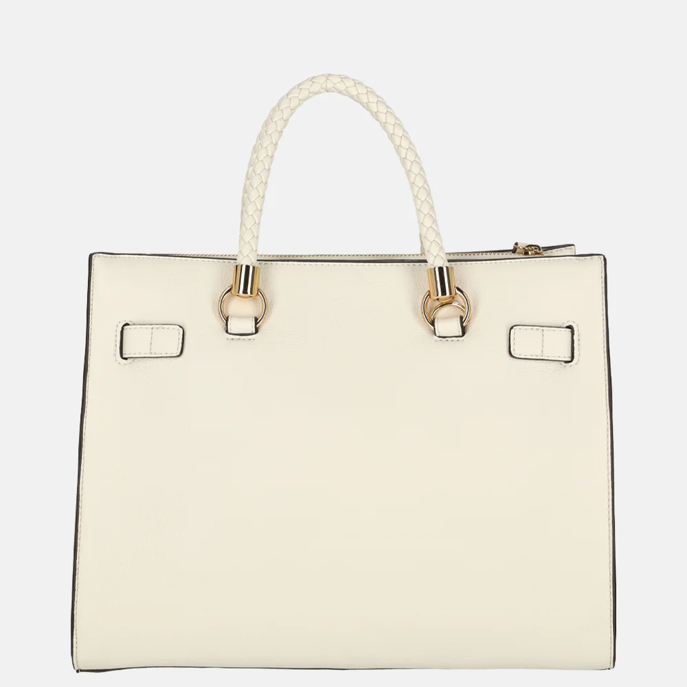 Liu Jo Manhattan tote shopper M cream bij Duifhuizen