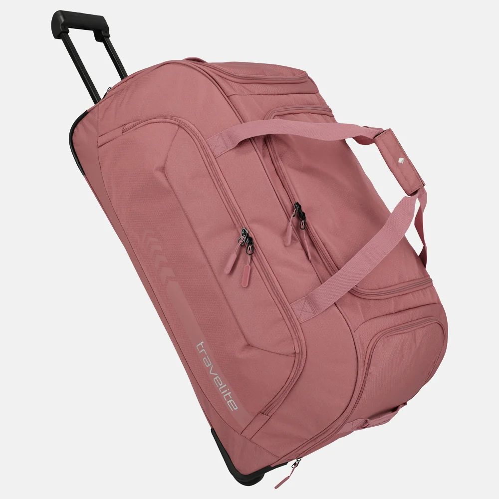 Travelite Kick Off Duffle wieltas XL rose bij Duifhuizen