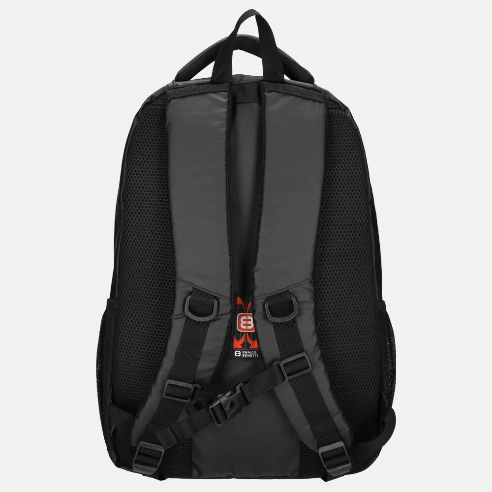 Enrico Benetti Swindon laptoprugzak 15 inch zwart bij Duifhuizen