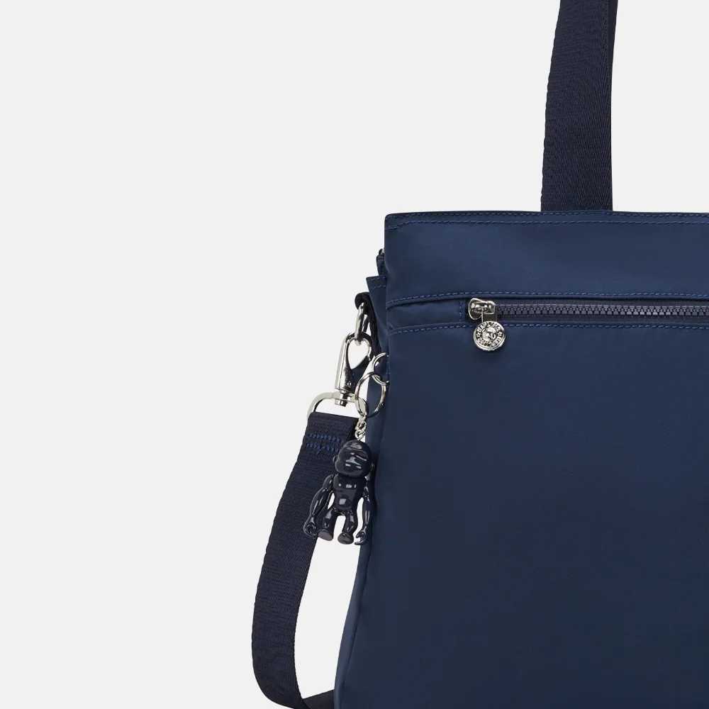 Kipling Elysia shopper infinite blue bij Duifhuizen